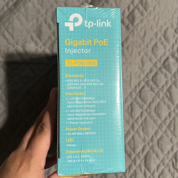 TP-LINK 802.3af Gigabit PoE Injector - Black (TL-PoE150S) - Picture 4 of 8